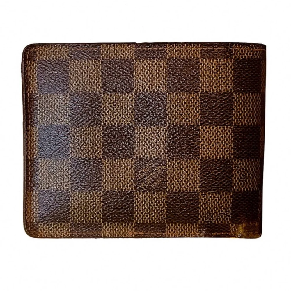 LOUIS VUITTON Damier Ebene Portefeiulle Florin Bifold Wallet - Repaired